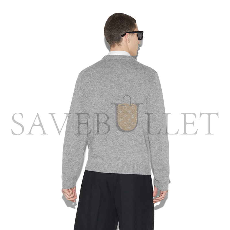 GUCCI WOOL SWEATER WITH GUCCI INTARSIA 795347
